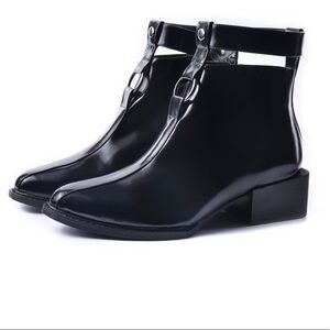 Black Hoop Booties House of Avenues